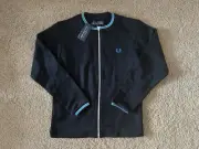 Size L - Fred Perry x Comme des Garçons Shirt Collarless Bomber Track Jacket New