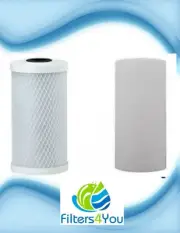 Big Blue CTO Carbon Block & Sediment 4.5" x 10" Replacement Filter Cartridges