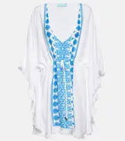 [Melissa Odabash] Melissa Odabash Isabelle embroidered minidress One Size blue