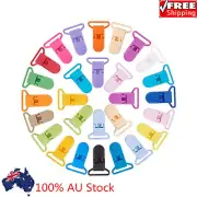 Multicolor Plastic Baby Pacifier Clip Soother Holder Baby Pacifier Nipple Holder