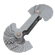 Thread Pitch Gauge Silver Metric Screw Gauges For Industrial Measurement
