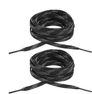 Roller Skate Shoelaces, Waxed Skate Shoelaces, Double Braided Roller Skate Laces, Ice Skating Accessories Woven Fiber Material for Hockey Skates, Roller Skates, Inline Skates, Sledge