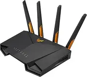 [ASUS] TUF Gaming AX4200 Dual Band WiFi 6 Gaming Router with Mobile Game Mode, 3 Steps Port Forwarding, 2.5Gbps Port, AiMesh for mesh WiFi, AiProtection Pro Network Security