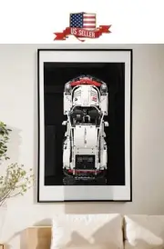 LEGO Porsche 911 RSR Wallboard Display Frame & Storage 42096 29.5” X 17.7”