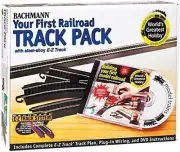 Bachmann ~ HO Scale ~ New 2024 ~ Steel Alloy First Railroad Track Pack ~ 44497