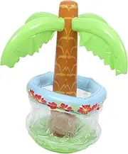 FONDOTIN Drink Ice Bar Household Wine Bucket Party Beverage Cooler for Summer Ice Cube Bucket Beverage Bucket Decoration Inflatable Palm Tree Inflatable Ice Cooler Beer Cooler PVC