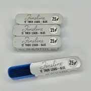 Sheaffer's Fineline 1.1mm or .046 Thick Leads Blue R15 Pencil - 48 in 4 Tins