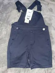 Kmart Anko Kids Navy Blue Overalls Size 2 Brand New with Tags