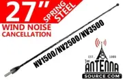 27" Black Spring Stainless AM/FM Antenna Fits: 19-21 Nissan NV1500/NV2500/NV3500