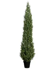 Nearly Natural 7ft Indoor/Outdoor UV-Resistant Artificial Boxwood Topiary Tree