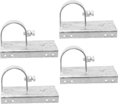 Chain Link 2 1/2" [2 3/8" OD] X 6" Wood to Steel Post End Style Adapter | Adapte