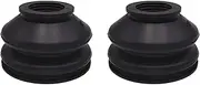 2X Dust Boot Covers Universal Rubber Track Rod End and Ball Joint Boots Black Ball Joints(2PCS D)