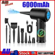 6000mAh Cordless Air Duster Compressed Dust Blower Cleaning Computer Keyboard