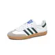 【adidas 愛迪達】SAMBA OG 復古休閒鞋/白綠/女鞋-IE3437/ UK6/24.5CM