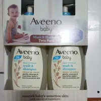 在飛比找蝦皮購物優惠-絨仔的店  一組二瓶 新包裝有壓頭 Aveeno艾惟諾 天然