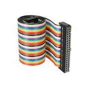 1Pack 40 Pins IDC Flat Ribbon Cable 48cm 2.54mm Pitch Breadboard Jumper Wires
