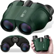 Small Compact Binoculars Adults Kids - 20x25 Mini Pocket Binocular for Bird Watc