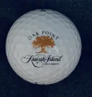 logo golf ball Oak Point Kiawah Island Golf Ball from Pro Shop