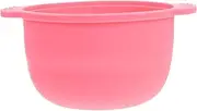 Gatuida Heat Resistant Silicone Wax Melting Bowl for Hair Removal Pink Wax Heater Accessory for Home and Salon Use Easy to Clean Non Stick Durable Design