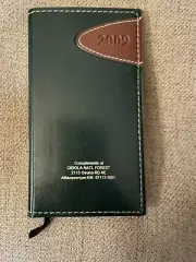 Vintage 2009 Pocket Planner Compliments Of Cibola National Forest