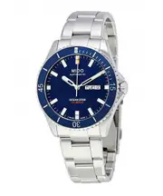 Mido Ocean Star 200 Swiss Made Blue Dial Diver M026.430.11.041.00 Mens Watch