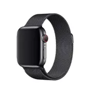 3sixT Mesh Wrist Band Strap For Apple Watch Series 3/4/5/SE/6 38/40/41mm BLK