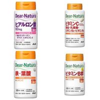 日本 代購 朝日 dear-natura 綜合維他命 葉酸+鐵 B群 玻尿酸 現貨