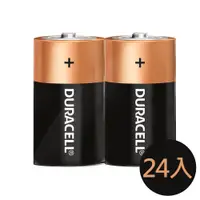 在飛比找PChome24h購物優惠-【金頂DURACELL金霸王】1號D 吊卡 24入裝 鹼性電