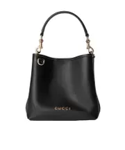 Gucci GG Emblem Mini Bucket Bag One size black