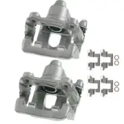 2x Rear LH & RH Brake Calipers w/ Bracket for Honda Odyssey 2002-2004 V6 3.5L (for: Honda)
