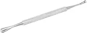 Labymos 1pc Stainless Steel Double-ended Nail Cuticle Trimmer Dead Skin Callus Remover Nail Cuticle Remover -slip Mani Pedi Dead Skin Trimmer