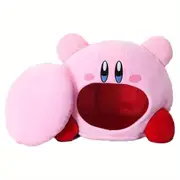 Kirby Game Peripheral Inhalable Nap Headband Pillow Pink Hat Plush Toy Guanguan