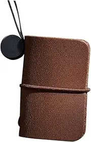 Angoily Practical Mini Notepad Notebook for Students and Office Workers Dark Brown School Supplies for Daily Use Portable and Convenient Stationery for Notes and Ideas