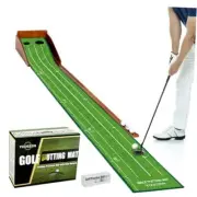 Putting Green Indoor,Wrinkle-Free Golf Mat with Auto Ball Putting Green MAX