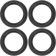 uxcell 6 Inch Speaker Foam Edge Folding Ring Horn Replacement Parts for Speaker Black 4pcs