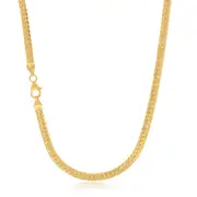 9ct Yellow Gold Silver Filled 45cm Herringbone Chain