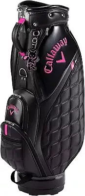 Callaway Golf Ladies Caddy Bag CRT PU SPORT 23 JM 8.5 x 46 inch 3kg Black New
