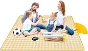 Picnic Mat | Foldable Lightweight Sand Mat | Lightweight Sand Pad, Sandproof Picnic Waterproof Playtime Blanket for Outdoor Camping Beach, 79x79 Inch