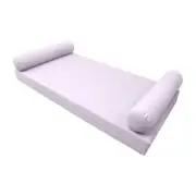 |SLIPCOVER ONLY|S5 Daybed Mattress Bolster Pillow Cover Knife Edge Full AD107