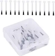FRCOLOR 50Pcs Nail Polish Brush with Ergonomic Handle Gel Polish Bottle Applicators for Professional Nail Art and DIY Manicure Easy and Precise Application