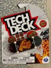TECH DECK SANTA CRUZ SKATEBOARDS Screaming Flaming Hand Fingerboard