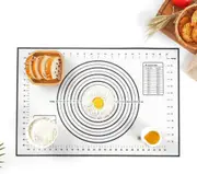 Non-Stick Silicone Baking Mat Rolling Black