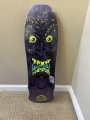 Santa Cruz Rob Roskopp Face Reissue 9.5" Skateboard Deck - Purple Stain