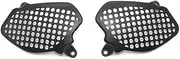 HUVNEXA TFT Peaks Hat Sun Visor Meter Cover, for, Tracer 9 9GT Tracer9 GT Tracer9gt 2021- ABS Fog Light Lower Headlight Guards Motorcycle Dashboard Cover(Fog Lights Guard)