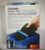 Cascade 1200/1500 GPH Canister Filter Aquarium Bio Sponge Replacement; 1 Pack