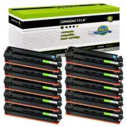 10 Pack Cyan CF411A Toner Cartridge fit for HP Color LaserJet MFP M377dw M452dn