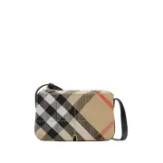 BURBERRY $1350 Sand Snip Crossbody Bag New And Authentic