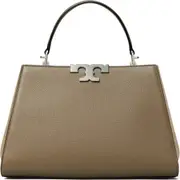 Tory Burch Small Eleanor Pebble Leather Satchel in Wild Mushroom at Nordstrom One Size