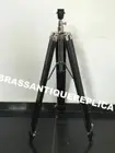RETRO ARTS Floor Lamp Wooden Tripod Lighting Wire Stand Shade Fixture Decor