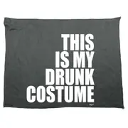 Alcohol This Is My Drunk Costume - Funny Novelty Soft Sport Microfiber Towel